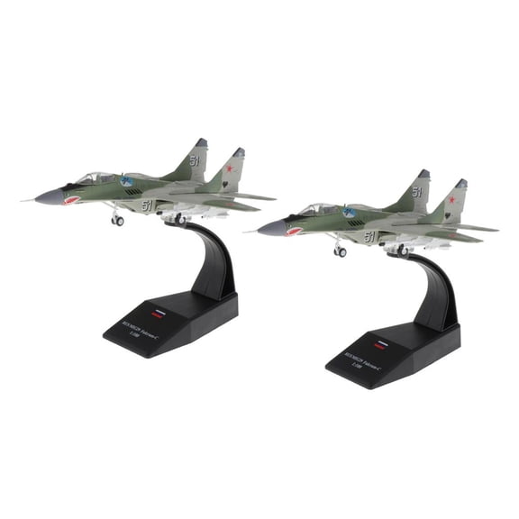 Yunhgft Koolsoo 2 Keping 1/1 Mig-29 Pejuang Russia Diecast Model Pesawat Pesawat