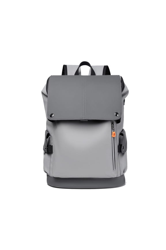 Laptop Backpack Adjustable Shoulder Straps Handbag Inner Dividers Large Capacity LIght Grey