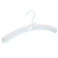 thumbnail image 1 of Yunhgft Linen Padded Clothes Hanger Satin Bow Shoulder Shaper Hanger White, 1 of 9