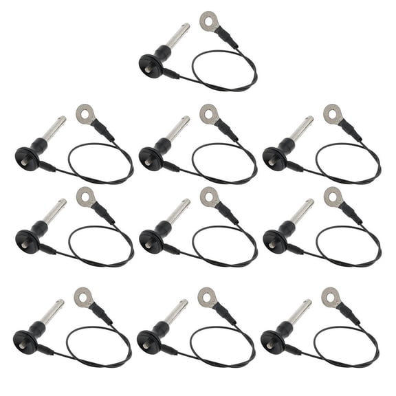Yunhgft Lots 10 Ball Lock Pins Push Button Pin Stainless Steel Quick Release 25mm