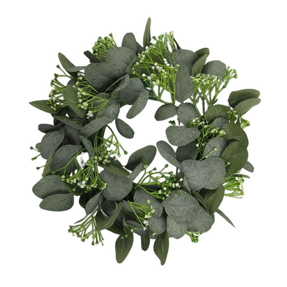 Yunhgft Loviver Green Eucalyptus Wreath Large Garland Indoor Front Door Home Decorations Color A