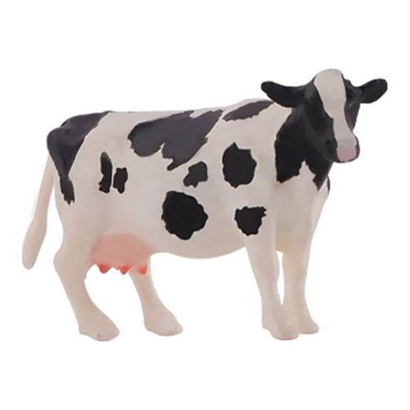 Yunhgft Mini Farm Animals /64 Scale Miniature Cows Model Architectural Mini Cow Figurine