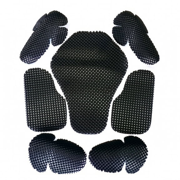 Yunhgft Motorcycle Armor Protective Inserts EVA Foam Lightweight 7 Pieces Pad Kit for Universal Fit Jackets