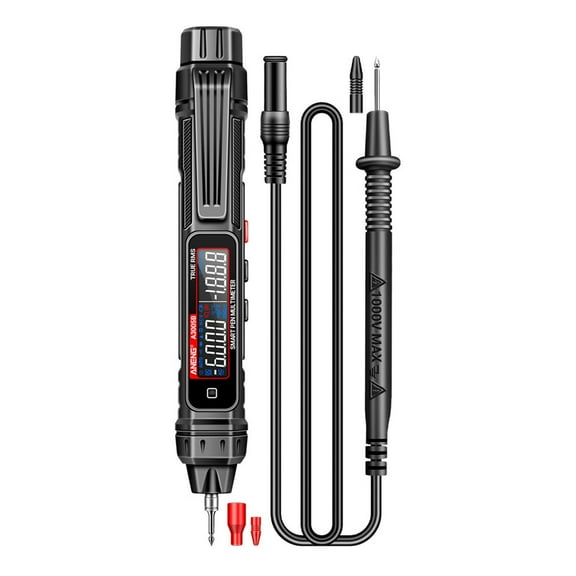Yunhgft Multimeter Capacitance Tester Tool LCD Display Non-Contact Detachable Electrical A3005B Standard