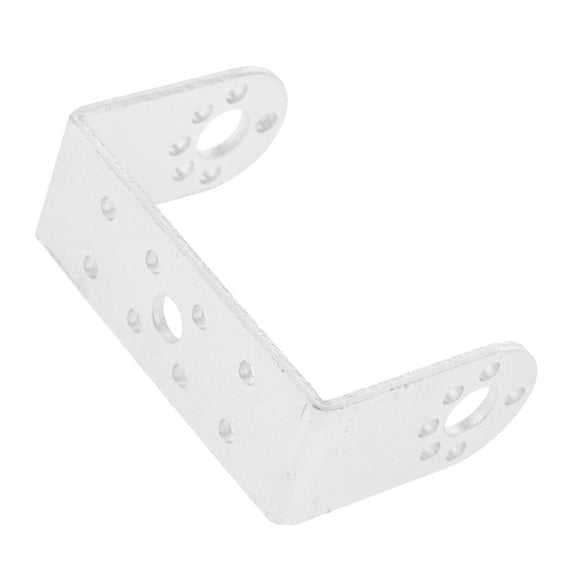 Yunhgft Oblique Metal Beam Bracket for Robot Arm/Humanoid Robot/Servo Simple to Use Double Shaft Length U Silver