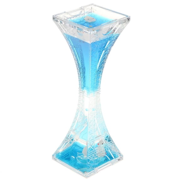 Yunhgft Oil clock, hourglass, oil timer, liquid hourglass, tower shape, room decoration,