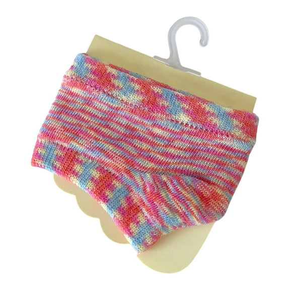 Yunhgft Open Toe Half Socks Accessories Lightweight Soft Forefoot Liner for Sandal Clogs Blue and Red