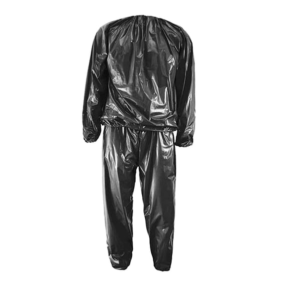 Yunhgft PVC Workout Cardio Tracksuit XL Black XL