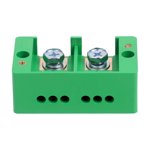 Yunhgft Power Distribution Good Performance Household Distribution Box Universal Durable 2 in 6 Green