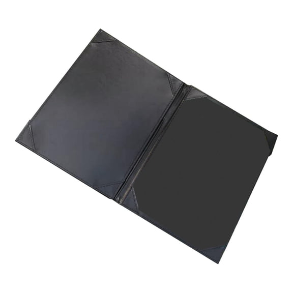 Yunhgft Restaurant Menu Cover Holder Easy Updating Menu PU Leather Noshery Practical Bar 2 Blank Inserts