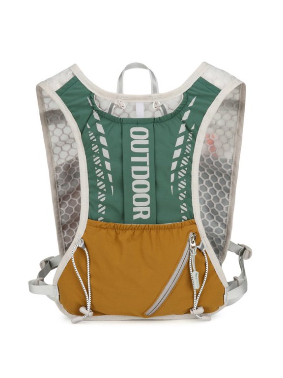 Running Backpack Hydration Vest Trail Pack Ergonomic Close Fit Breathable Nylon Mesh 20 Liter Storage Adjustable for Unisex Adult Runners Cyclists