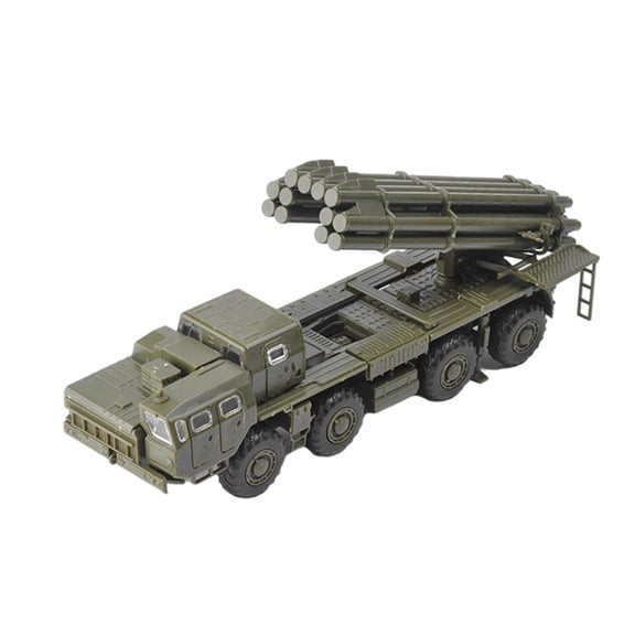 Yunhgft Russian Rocket Launcher Model Home Decor Ornament Display Vehicle Puzzle Building Kit