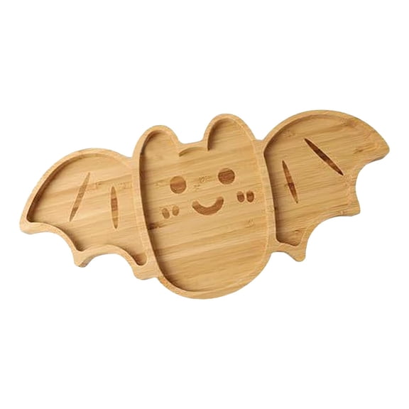 Yunhgft Serving Platter Christmas Decoration Counter Tray for Cheese Bread Appetizer Bats