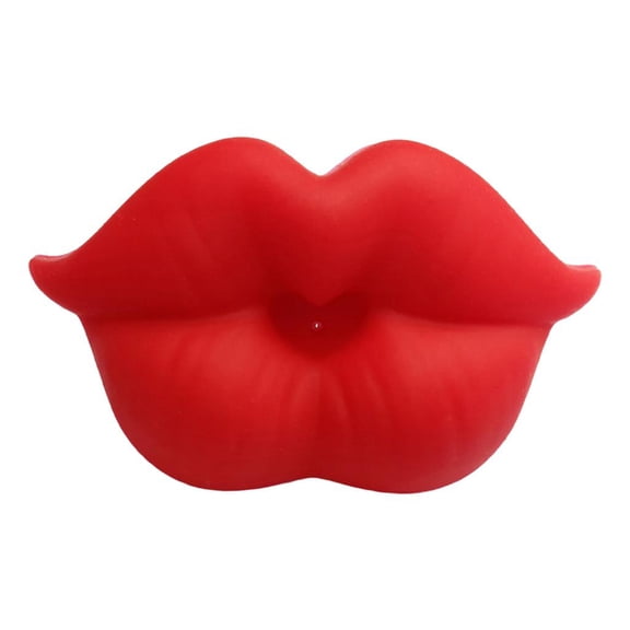Yunhgft Silicone Funny Lips Shaped Pacifier for Babies Infant Children - Red
