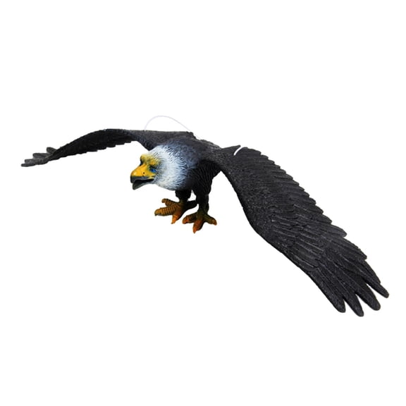 Yunhgft Simulated Eagle Model Animal Figurine Education Realistic Eagle Toy Figure Eagle L black