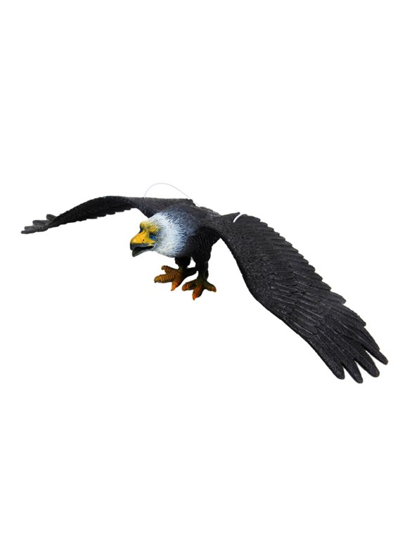 Simulated Eagle Model Animal Figurine Education Realistic Eagle Toy Figure Eagle L black