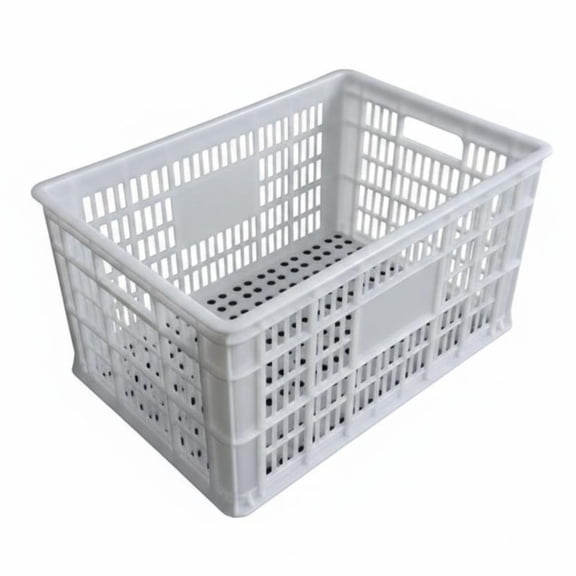 Yunhgft Storage Crate Ventilated Crate Rectangular Crate Durable PE Material for Daily Transport and Storage in Business Operations
