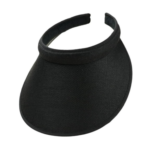 Yunhgft Sun Visor Hat Sweat Absorbent for Women and Men Adjustable for Sports Volleyball Black