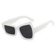thumbnail image 1 of Yunhgft Sunglasses, UV , Retro Asymmetric Unisex Novelty Eyewear, Funny Glasses for White, 1 of 8