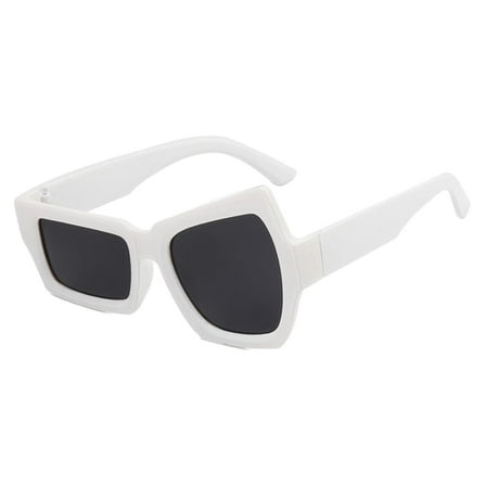 Yunhgft Sunglasses, UV , Retro Asymmetric Unisex Novelty Eyewear, Funny Glasses for White