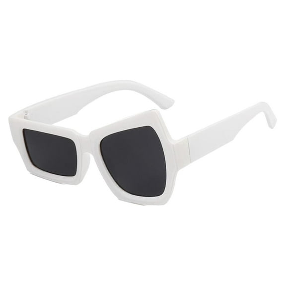 Yunhgft Sunglasses, UV , Retro Asymmetric Unisex Novelty Eyewear, Funny Glasses for White