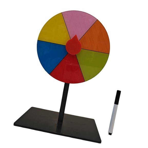 Yunhgft Table Prize Turntable Tabletop Fortune Wheel for Pub Teaching Activity Props 6 Grids