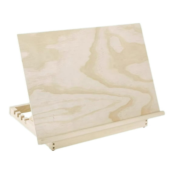 Yunhgft Tabletop Easel Stand Sturdy Wooden Easels Drawing Board Display Stand Adjustable 4 Gears