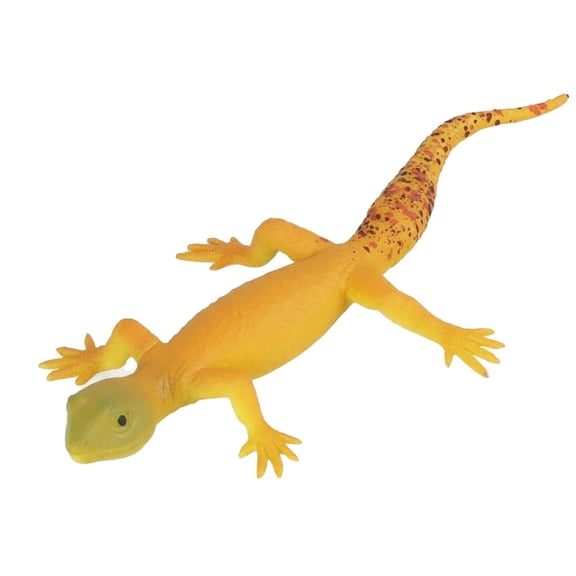 Yunhgft Toy Figure Leopard Gecko Animal Play Figures Solid Material Halloween Prank and Themed Party Fun for Kids