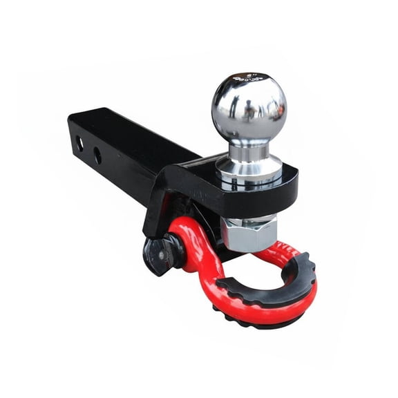 Yunhgft Trailer Hitch Tow Arm Ball Head Sturdy Carbon Steel Welded Build Anti Theft Lock Pin Secure 2 Inch Receiver for Suvs Pickups Rvs