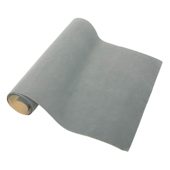 Yunhgft Velvet Flocking Fabric Peel and Stick sticky for DIY Project Drawer Grey Grey 20cmx148cm