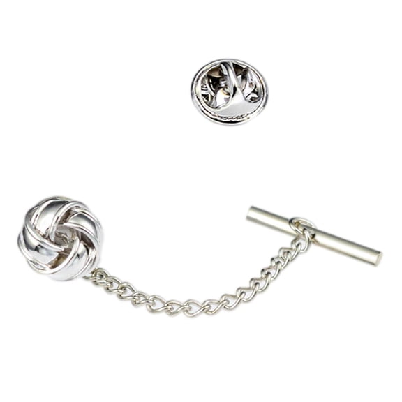 Yunhgft deevoka Mens Tie Tack Pins Collar Pin Brooch Lapel Pin for Valentine'S Day Gift silver