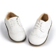 thumbnail image 1 of Yunkctuk Boys Girls Oxford Wedding Dress Shoes Classic School Uniform Shoes Formal Casual Loafer Flats for Toddler Little Kid, 1 of 6