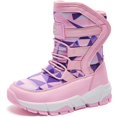 thumbnail image 1 of Yunkctuk Boys and Girls Snow Boots, Waterproof Winter Boots, Children's Non Slip Boots (for Little/Big kids), 1 of 7