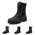 thumbnail image 1 of Yunkctuk Men's Winter Boots, Mens Warm Non-slip Hiking Boots, Outdoor Snow boots for Men, Mens Lightweight Tall Boots with Warm Fur Liner., 1 of 8