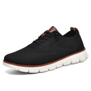 Yunkctuk Mens and Womens Lace up Casual Walking Shoes, Mens Breathable and Comfortable Formal Shoes, Mens and Womens Anti Slip Sports Shoes.