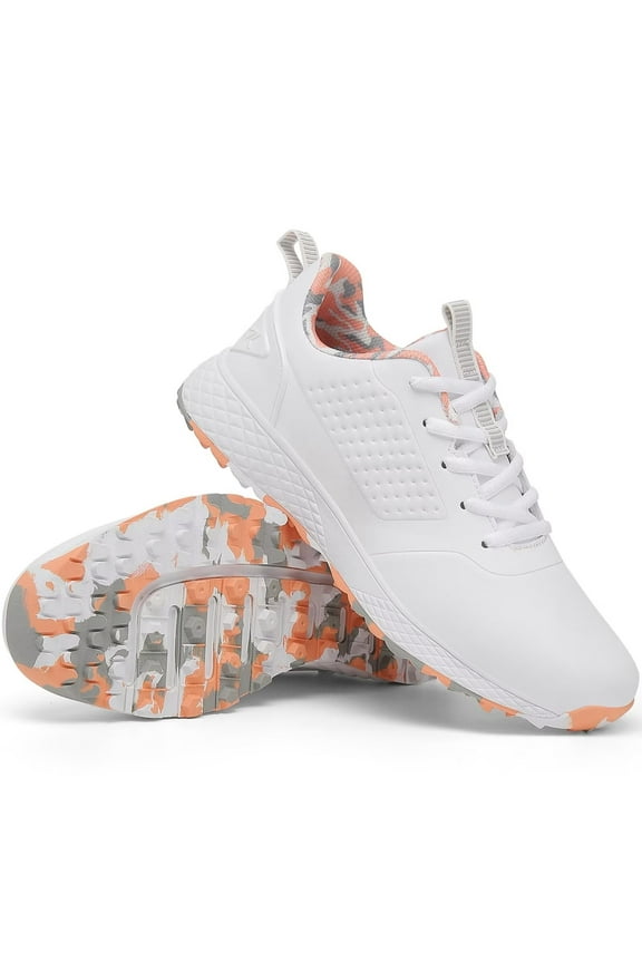 Women's Golf Sneakers Spikeless Waterproof Golf Shoes,Slip Resistant Outdoor Sneakers.