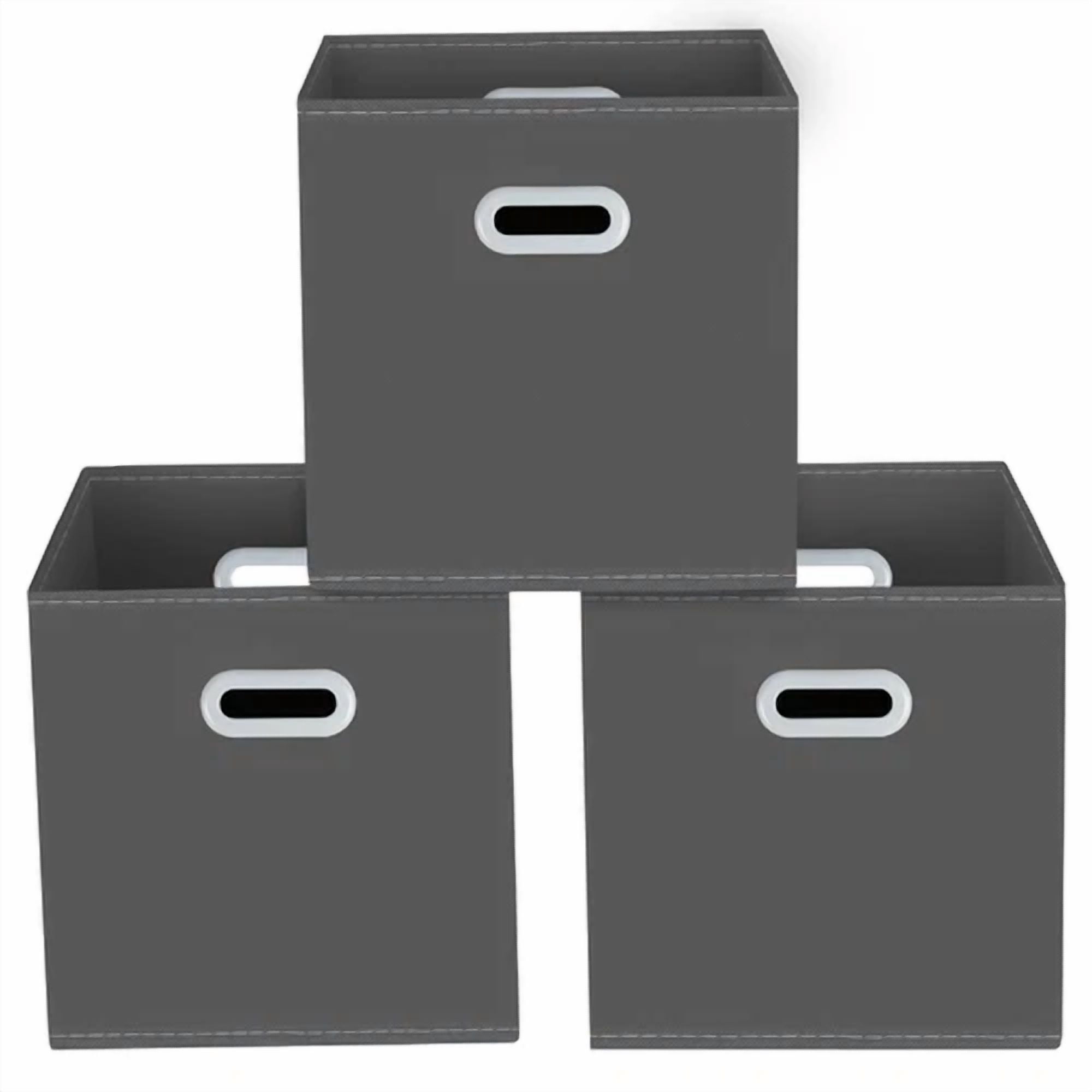 Yunkeeeper Storage Bins Cubes, Fabric Cube Organizer With Handle, Foldable Cube