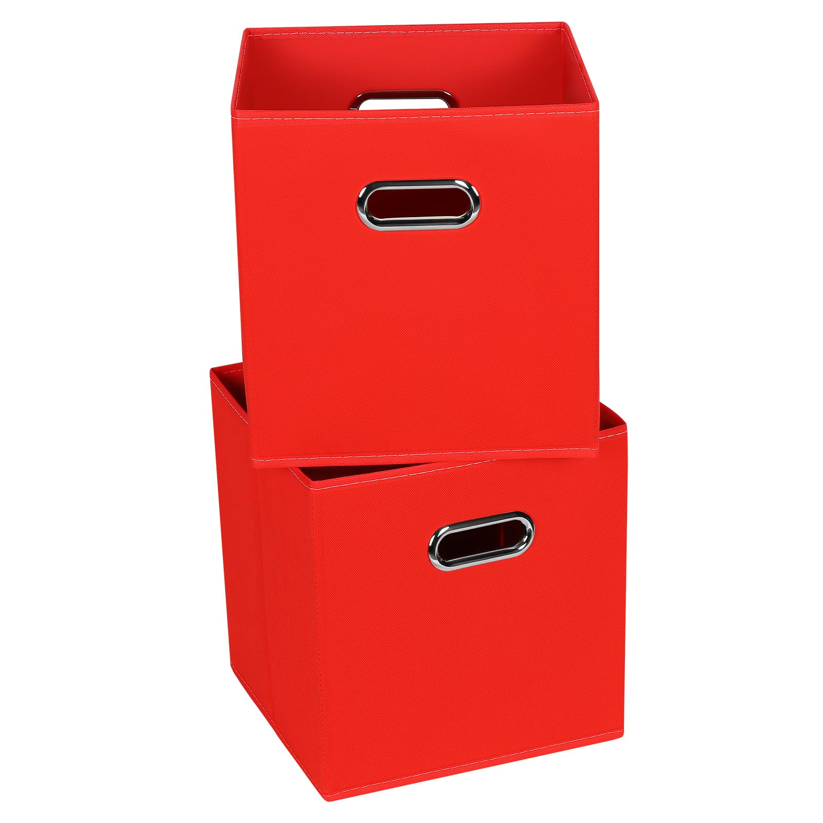 Yunkeeper 11 Inch Cube YPF5 Storage Bins ,Black Fabric Cubes Organizer