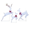 thumbnail image 1 of Yunken 3-Piece Christmas Pre-Lit Lighted Reindeer Family Set for Outdoor Lawn Decoration, LED Illuminated Holiday Decor, 1 of 9