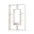 thumbnail image 1 of Yunken 7-Cube Geometric Bookshelf, Modern Decorative Open Bookcase for Living Room, Office, Asymmetric Freestanding Storage Shelf & Display Unit, 1 of 9