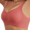 thumbnail image 1 of Yunleeb Seamless Bra Feel Air T-Shirt Bra with Support, All Day Comfort Bra YL01-Red M, 1 of 8