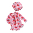 thumbnail image 1 of Yunliwuli Baby Girl Swimsuits Summer Floral Print Ruffled Jumpsuit and Swim Cap Set for Toddler Bathing Suits Beachwear, 1 of 10