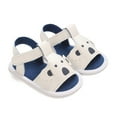 thumbnail image 1 of Yunliwuli Infant Baby Boys Sandals Cartoon Anti-Slip Soft Sole Shoes Breathable Outdoor Beach Slipper First Walkers Shoes, 1 of 9