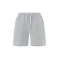 thumbnail image 1 of Yunliwuli Men's Drawstring Beach Shorts Summer Elastic Waist Striped Print Board Shorts Beachwear with Pockets, 1 of 9
