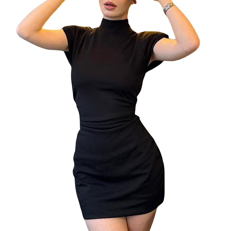 bodycon dress with shoulder pads Nadine Merabi Celina Gold Dress XS main image 1