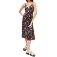 thumbnail image 1 of Yunliwuli Women Spaghetti Strap Sleeveless Dress Summer Fruit Print V-Neck Backless Party Dress for Cocktail Beach Streetwear, 1 of 10