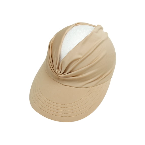 Yunliwuli Women Sport Sun Visor Hat Empty Top Baseball Sun Cap Ladies UV Protection Beach Hats