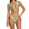 thumbnail image 1 of Yunliwuli Women's 2 Piece Swimsuits Tie-dye Print Thong Bikini Set Summer Two Piece Bathing Suits, 1 of 10