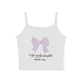 thumbnail image 1 of Yunliwuli Women's Summer Cami Tops Cute Bow/Cherry Print Tank Tops Sleeveless Spaghetti Strap Camisoles, 1 of 5