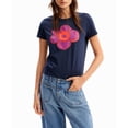 thumbnail image 1 of Yunliwuli Women’s Summer Loose T-Shirt Floral Print Short Sleeve Round Neck Casual Tops Streetwear, 1 of 9